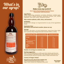 Load image into Gallery viewer, Blue Nile Foods Sugar Free Barista Hazelnut Coffee Syrup - Guilt Free Coffee Syrup, Perfect Flavour Enhancer for Coffee Lovers & Health Conscious Enthusiasts, Keto Friendly, Zero Calorie