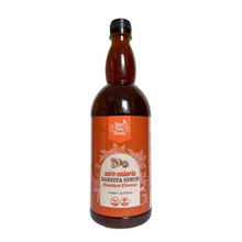 Load image into Gallery viewer, Blue Nile Foods Sugar Free Barista Hazelnut Coffee Syrup - Guilt Free Coffee Syrup, Perfect Flavour Enhancer for Coffee Lovers & Health Conscious Enthusiasts, Keto Friendly, Zero Calorie