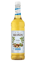 Load image into Gallery viewer, MONIN Premium Sugar Free Hazelnut Syrup 1L with FREE Cocktail Recipe Card