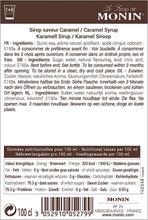 Load image into Gallery viewer, MONIN Premium Caramel Syrup 1L with FREE Cocktail Recipe Card