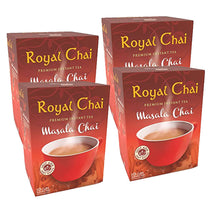 Load image into Gallery viewer, Royal Chai Premium Instant Tea Masala sweetened 220g x 4
