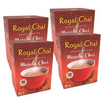 Load image into Gallery viewer, Royal Chai Premium Instant Tea Masala sweetened 220g x 4
