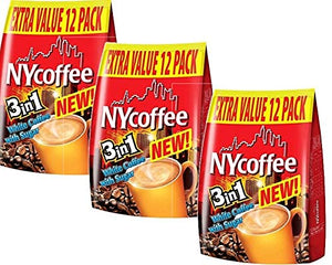 NY Coffee 3-in-1 Sachets (60 Sachet in Total) 12 Sachet x 5pack