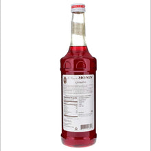 Load image into Gallery viewer, MONIN Premium Grenadine Syrup 1L with FREE Cocktail Recipe Card
