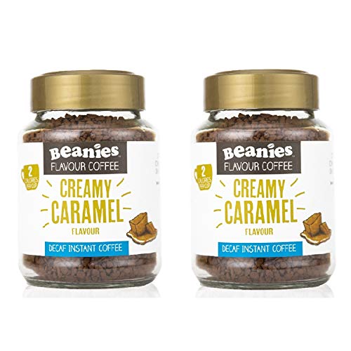 Beanies Decaf Creamy Caramel 50g Jars 2 Pack