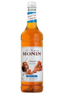 MONIN Premium Sugar Free Caramel Syrup 1L with FREE Cocktail Recipe Card