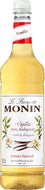 MONIN Premium Vanilla Syrup 1L with FREE Cocktail Recipe Card