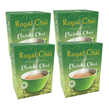 Load image into Gallery viewer, Royal Chai Elaichi Unsweetened 180g (Pack of 4) – Premium Instant Tea – Cardamom Tea – Natural – Instant Cardamom Indian Tea
