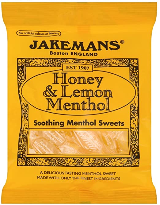 Jakemans Honey - Lemon And Menthol 100G - 6 Pack