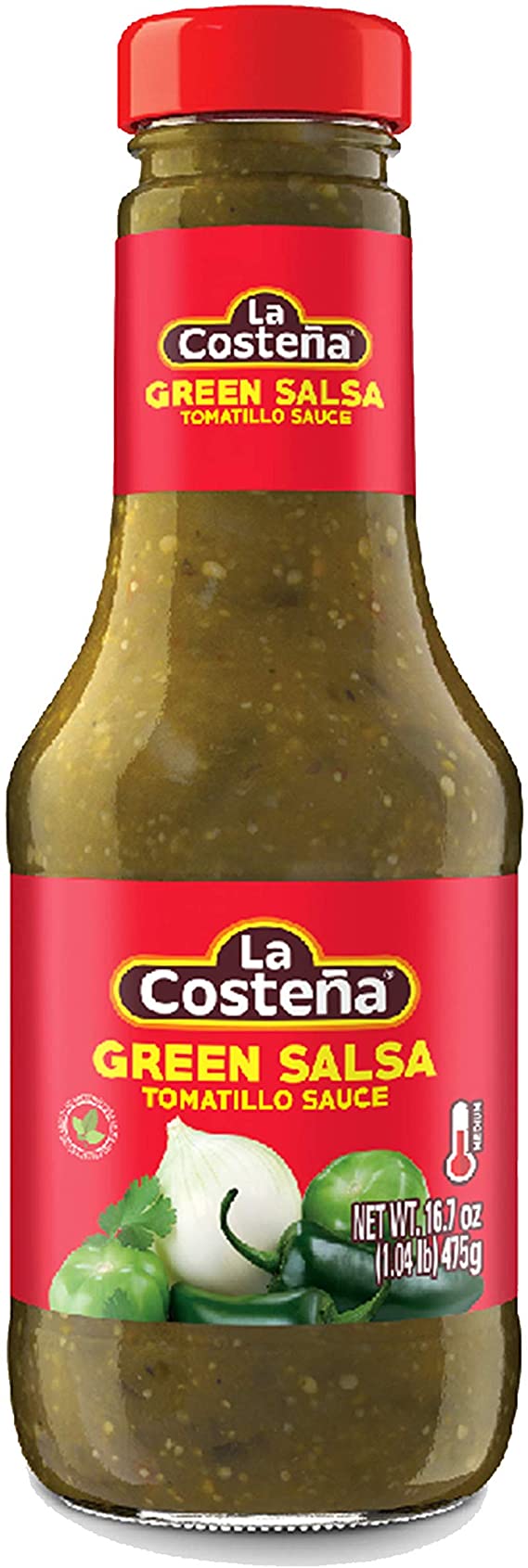 La Costena Green Mexican Salsa Medium 475g