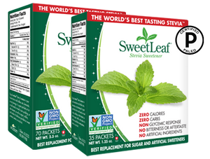SweetLeaf Natural Stevia Sweetener, 70 Count